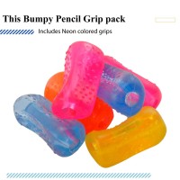 The Pencil Grip Bumpy Grip Ergonomic Writing Aid Neon Pencil Grips 6 Count Tpg12006