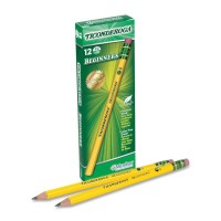 Dixon Ticonderoga Beginners Primary Pencils 2 Yellow Box Of 12 13308 2 Pack