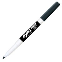 Expo 86001 Low Odor Dry Erase Marker Black 12 Packs Of 12 Markers 144 Total