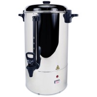 Coffee Pro Stainless Steel Commercial Percolating Urn 80 Cups Multiserve Stainless Steel Stainless Steel Body