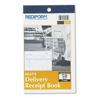 Rediform 6L614 Delivery Receipt Book 6 38 X 4 14 Twopart Carbonless 50 Setsbook