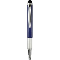 Zebra Pen Styluspen Telescopic Ballpoint Pen Medium Point 10Mm Black Ink Grey And Navy Barrels 2Count