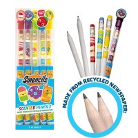 Scentco Graphite Smencils 5Pack Of Hb 2 Scented Pencils