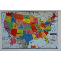 Teaching Tree United States Wall Map 40 X 28