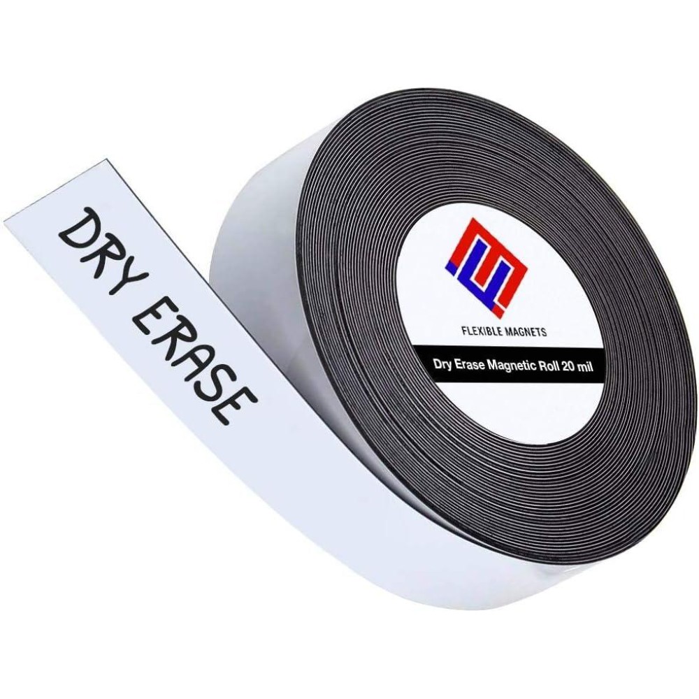 Dry Erase Magnetic Strips Roll Of Writable Whiteboard Magnets Writable Flexible Magnet Name Plates Magnetic Labels Dry