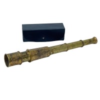 16 Spyglass Nautical Handheld Brass Telescope With Boxcase Religious Gifts For Boys Engraved With Quote Joshua 19 Be Str