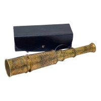 16 Spyglass Nautical Handheld Brass Telescope With Boxcase Religious Gifts For Boys Engraved With Quote Joshua 19 Be Str