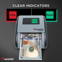 Cassida Instacheck Small Footprint Easy To Read Automatic Counterfeit Detector With Infrared Magnetic And Ultraviolet Sensors