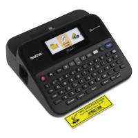 Brother Ptouch Label Maker Pcconnectable Labeler Ptd600 Color Display Highresolution Pc Printing Black Blackgray