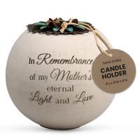 Pavilion Light Your Way Terracotta Candle Holder In Remembrance Of My Mothers Eternal Light Love Text Design Bereavem