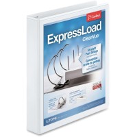 Cardinal Expressload Clearvue Lock Dring Binder 1 12 Binder Capacity Letter 8 12 X 11 Sheet Size 300 Sheet Capacity