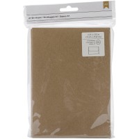 American Crafts A7 Envelopes 525 By 725Inch Kraft 25Pack