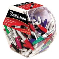 Sharpie 100405 Mini Permanent Markers Fine Point Assorted Bulk 35111