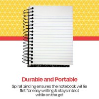 School Smart Spiral Composition Book Nonperforated Wide Ruled 512 X 4 Inches 200 Sheets