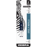 Zebra Pen Fseries Pen Refill Blue 2 Pack