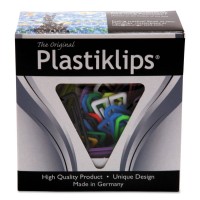 Baumgartens Lp0600 Plastiklips Paper Clips Large Assorted Colors 200Box