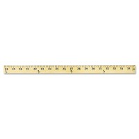 Westcott 10425 Wood Yardstick With Metal Ends 36Inch