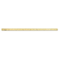 Westcott 10425 Wood Yardstick With Metal Ends 36Inch