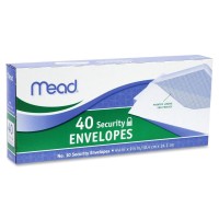 Mead 10 Security Envelopes 40 Count 75214 Pack Of 2 80 Envelopes