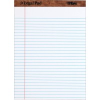 Tops 902285 The Legal Pad Notepad 85Inch X 1175Inch Wide Ruled White