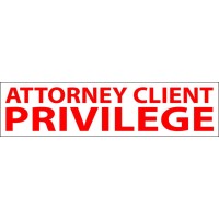 Attorney Client Privilege Jyp Pa1040 Preinked Rubber Stamp Red Ink