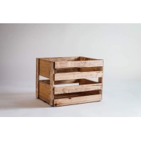 Darlastudio 66 Vinyl Record Holder Wood Crate