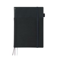 Kokuyo Systemic Synthetic Leather Cover Notebook With One Semib5 B 6Mm Ruled 35 Lines 40 Sheets Twin Ring Edge Title Noteb