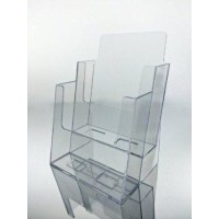 Dazzling Displays 2-Tier 6 X 9 Half-Page Brochure Holder