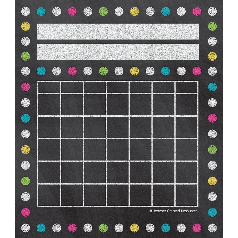 Teacher Created Resources Chalkboard Brights Incentive Charts Pack 5625