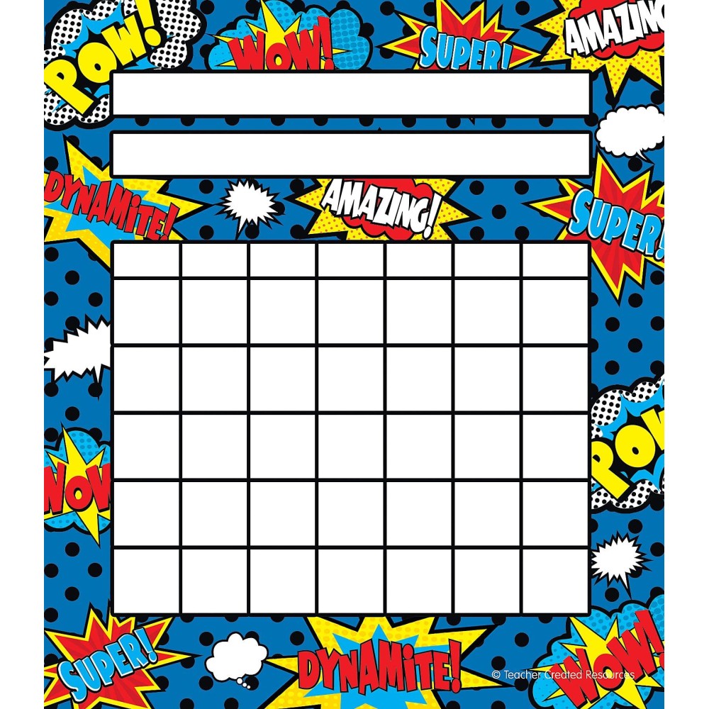 Teacher Created Resources Superhero Incentive Charts Pack Tcr5646