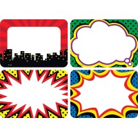 Teacher Created Resources Superhero Name Tagslabels Multipack 5587 312 X 212 In Multicolor