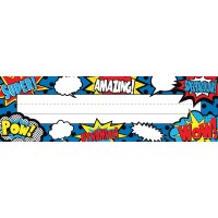 Teacher Created Resources Superhero Flat Name Plates 5588 1112 X 312