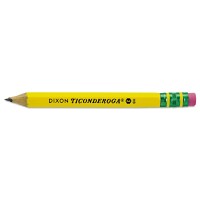 Ticonderoga 13472 Woodcase Golf Pencil Hb 2 Yellow Barrel 72Box