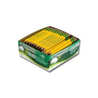 Ticonderoga 13472 Woodcase Golf Pencil Hb 2 Yellow Barrel 72Box