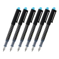 Pilot Varsity Disposable Fountain Pens Turquoise Ink Medium Point Pack Of 6