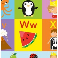 Little Wigwam Alphabet No Tear Guarantee Educational Poster 60 X 42Cm