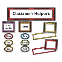 Carson Dellosa Colorful Chalkboard Classroom Management Bulletin Board Set Mini Bulletin Board Set