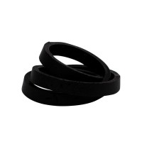 Jam Paper Colorful Rubber Bands Size 33 Black Rubberbands 100Pack