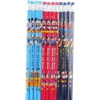 Disney Mickey Mouse Pencils Set Pack Of 12 Wood Pencils With Erasers And Stickers Mickey Mouse School Supplies 12 Pencils