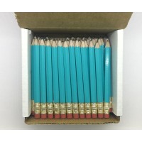 Express Pencils Half Pencils With Eraser Golf Classroom Pew Short Mini Hexagon Sharpened Non Toxic 2 Pencil Color