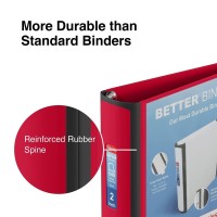 Staples Better Binder 2Inch Red