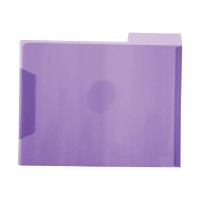 Staples Translucent Poly File Folders Assorted 6Pack