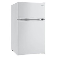 Danby Designer DcR031B1WDD 31 cuFt compact Refrigerator with Freezer EStar Rated Mini Fridge for Bedroom Living Room Kitchen
