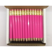 Express Pencils Half Pencils With Eraser Golf Classroom Pew Short Mini Hexagon Sharpened Non Toxic 2 Pencil Color