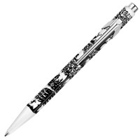 Caran Dache 849 Popline Total Swiss Ballpoint Pen Lapoya Nf0849754 Product Size 50 Inches 128 Mm Retractable Ink Blac