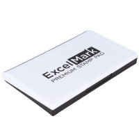 Excelmark Rubber Stamp Ink Pad Extra Large 414 By 714 Black