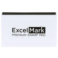 Excelmark Rubber Stamp Ink Pad Extra Large 414 By 714 Black