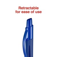 Staples 651256 Sonix Retractable Gelink Pens Medium Point Blue Dozen 13563Cc