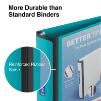 Staples Better Binder 2Inch Teal