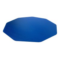 Floortex Gaming Esports Floor Mat Blue Polycarbonate For Carpet Protection 38 X 39 Cobalt Blue Fc111001009Rbl